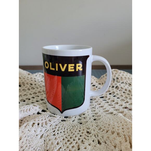 Oliver logo Tractor 15 Ounce Sublimated Coffee Mug - Picture 1 of 4